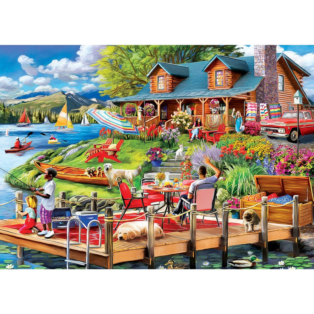 Country Escapes - The Secluded Cabin 500 Piece Jigsaw Puzzle (ONLINE ORDER ONLY)