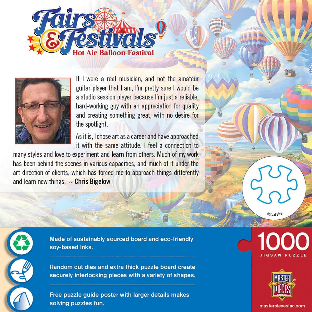 Fairs & Festivals - Hot Air Balloon Festival 1000 Piece Jigsaw Puzzle (ONLINE ORDER ONLY)