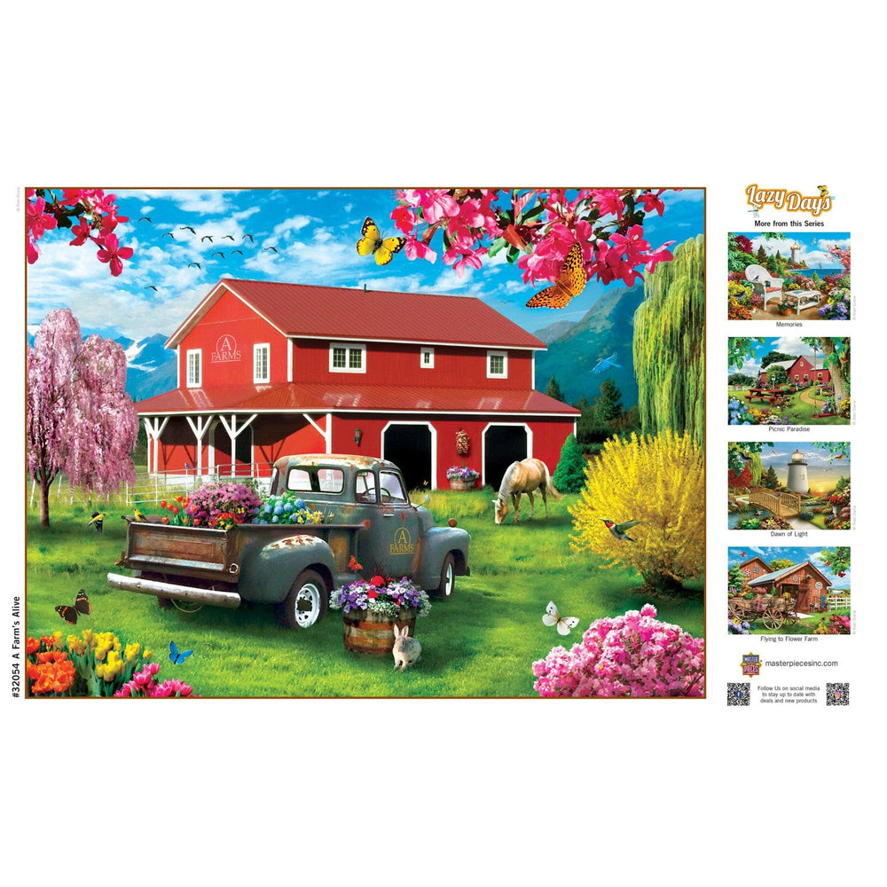 Lazy Days - A Farm's Alive 750 Piece Jigsaw Puzzle (ONLINE ORDER ONLY)