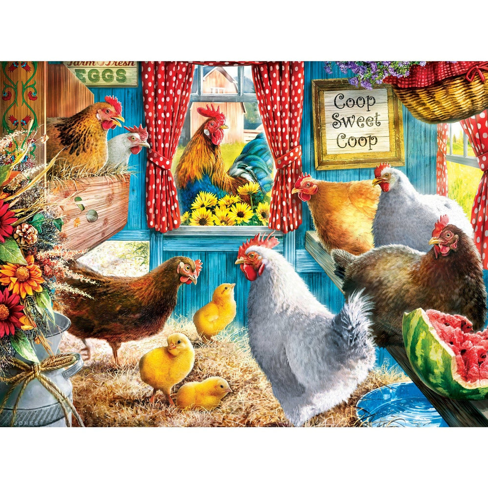 Green Acres - Cluckington Palace 300 Piece EZ Grip Jigsaw Puzzle (ONLINE ORDER ONLY)
