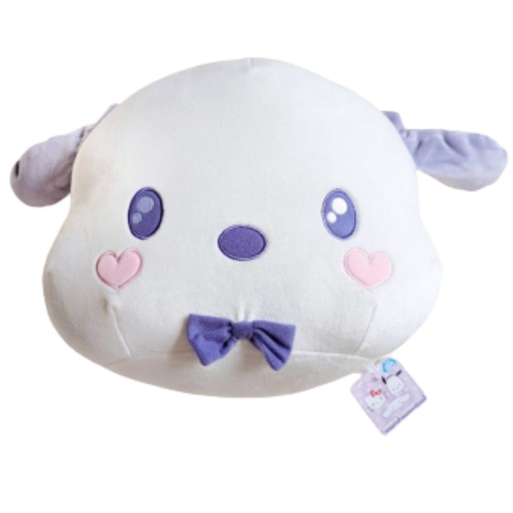 Sanrio Stuffed Pochacco Mochimochi Face Cushion (ONLINE ORDER ONLY)