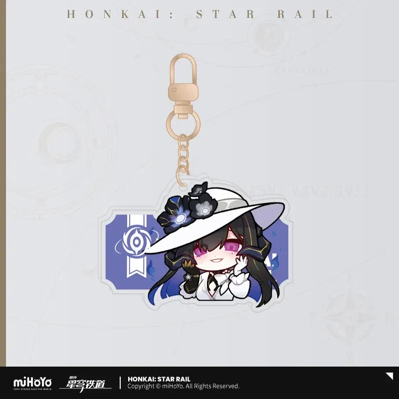 Honkai: Star Rail Pom-Pom Exhibition Series Acrylic Keychain