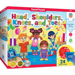 Head, Shoulders, Knees, & Toes - 24 Piece Sound Jigsaw Puzzle
