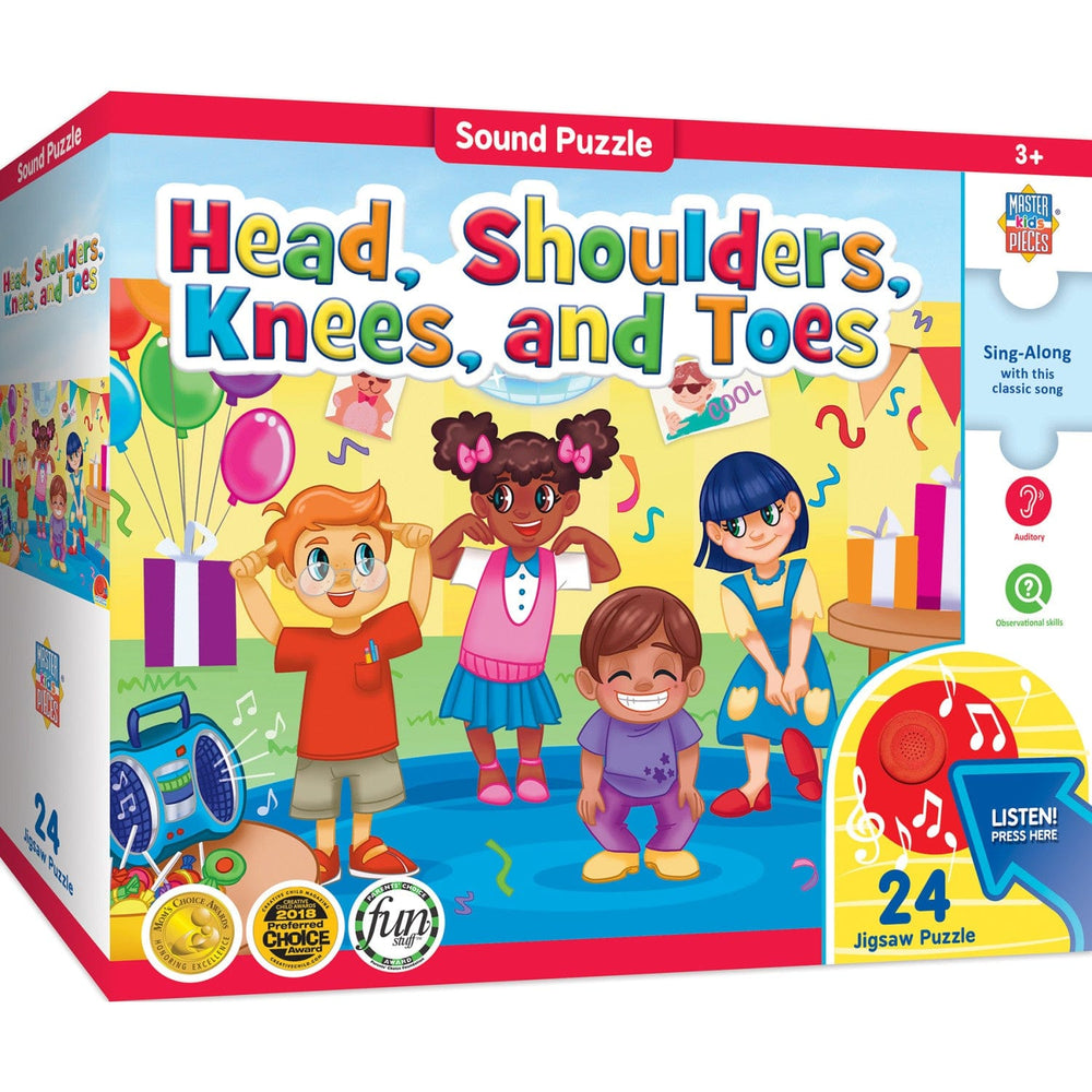 Head, Shoulders, Knees, & Toes - 24 Piece Sound Jigsaw Puzzle (ONLINE ORDER ONLY)