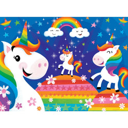 Lil Puzzler - Rainbow Unicorns 24 Piece Jigsaw Puzzle (ONLINE ORDER ONLY)