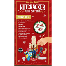 Nutcracker Father Christmas Wood Paint Set