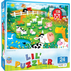 Lil Puzzler - Old MacDonald's Farm 24 Piece Jigsaw Puzzle (ONLINE ORDER ONLY)