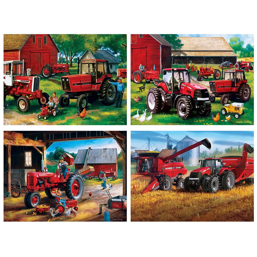 Farmall 4-Pack 500 Piece Jigsaw Puzzles (ONLINE ORDER ONLY)