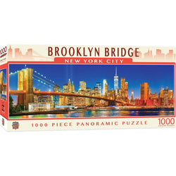Brooklyn Bridge, New York City 1000 Piece Panoramic Jigsaw Puzzle (ONLINE ORDER ONLY)