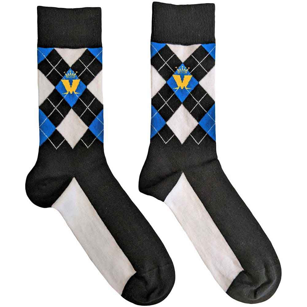 Crown & M Blue Diamond [Socks] (ONLINE ORDER ONLY)
