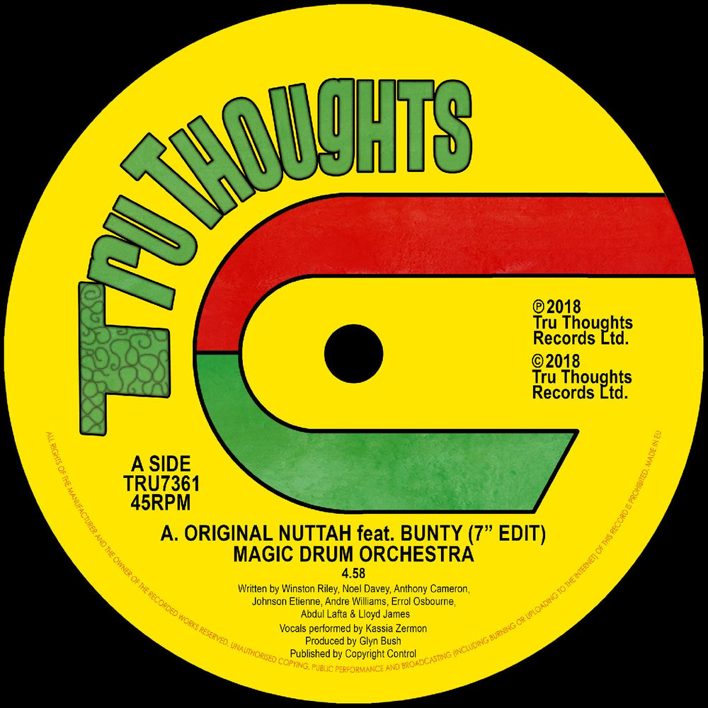 Original Nuttah feat. Bunty (7" Edit)/Dread Nourishment [Vinyl]