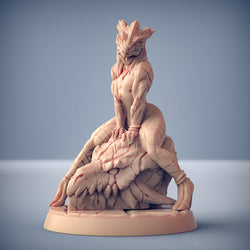 3D Printed Artisan Guild The Lusty Draconian Maid Dragonguard Pinup The Dragonguard 28mm 32mm (Online Only)