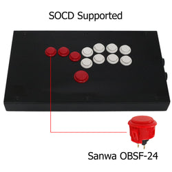 RAC-J800B All Buttons Leverless Arcade Joystick Fight Stick For PS5/PS4/PS3/Xbox/PC (Online Only)