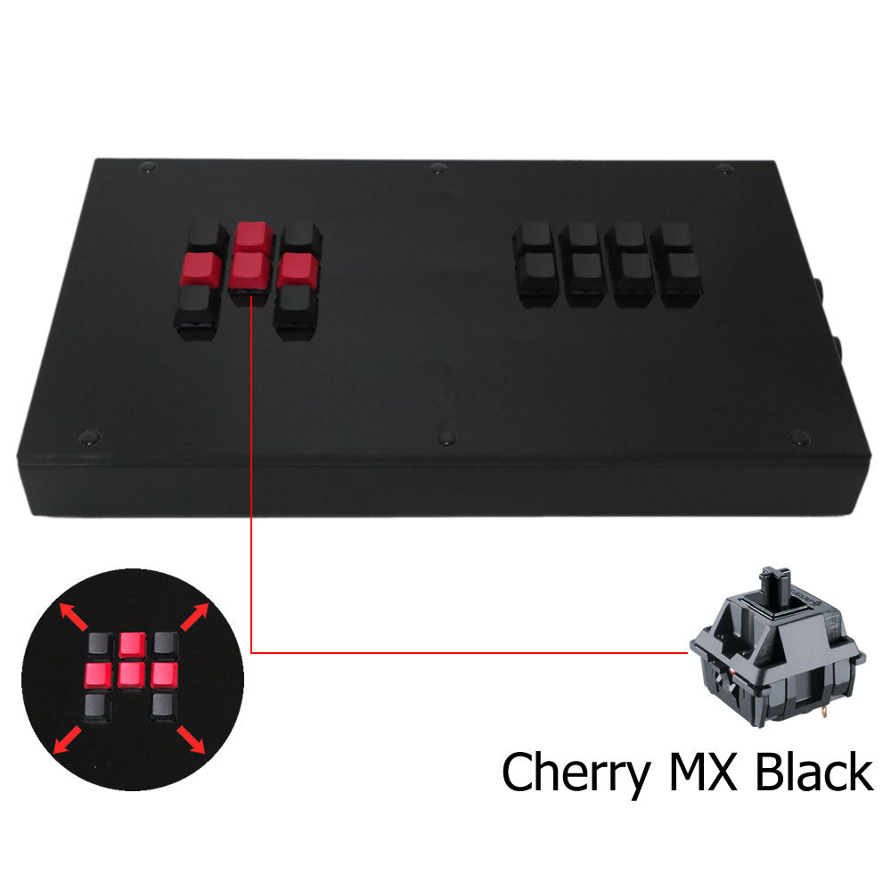 RAC-J800KK-8D 8 Directions Mechanical Keyboard Arcade Joystick WASD Fightstick For PS4/PS3/Xbox/PC (Online Only)