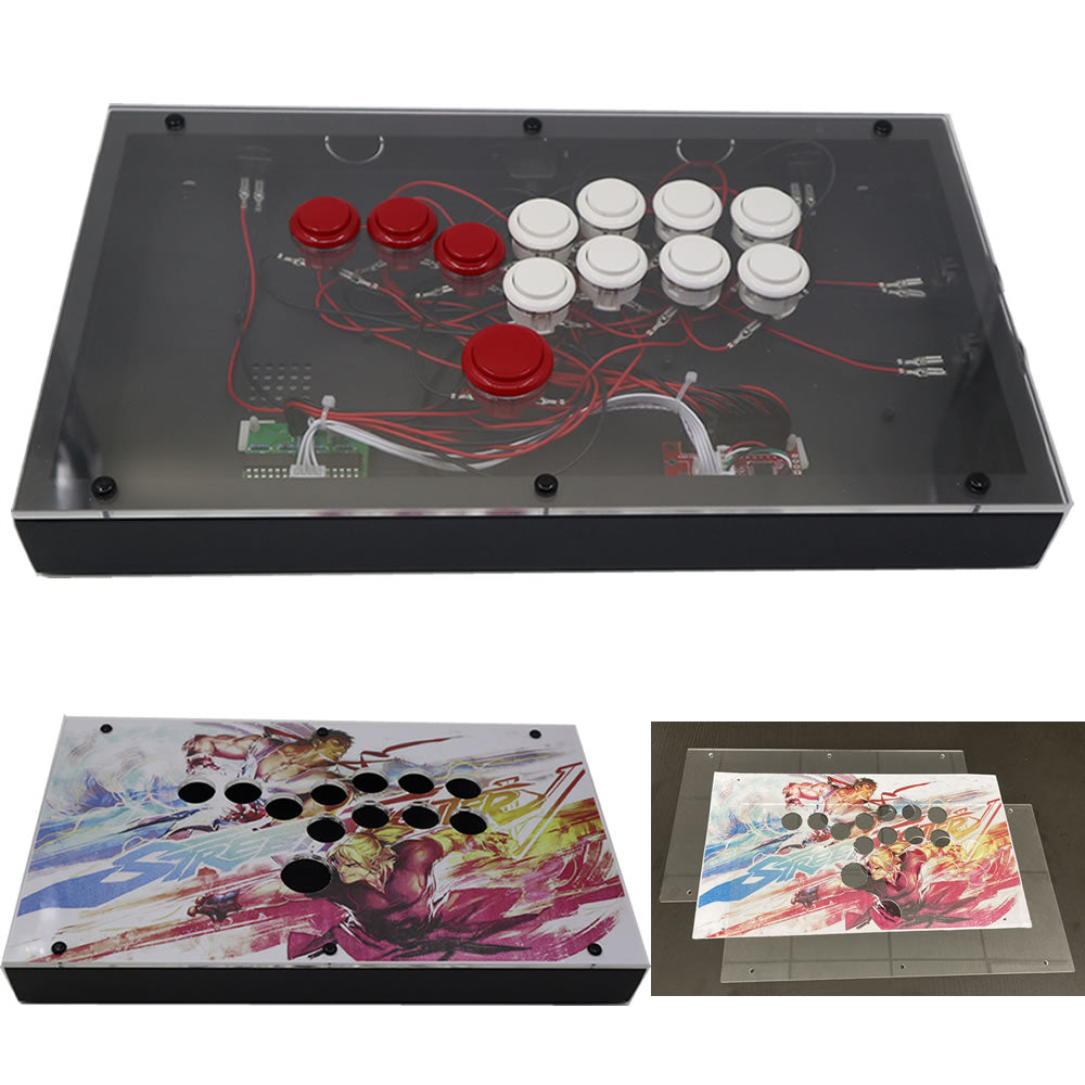 RAC-J800B All Buttons Leverless Arcade Joystick Fight Stick For PS5/PS4/PS3/Xbox/PC (Online Only)