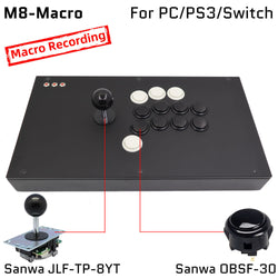 FightBox M8-Macro Arcade Game Controller For PC/PS3/SWITCH (Online Only)