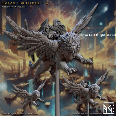 Malak Lionrider: Sculpt C (Female Angel Paladin Calvary Unit) (Online Order Only)