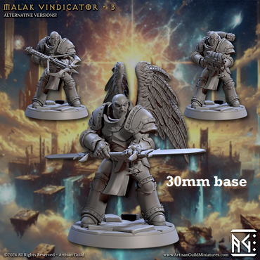 Malak Vindicator: Sculpt B (Male Angel Paladin) (Online Order Only)