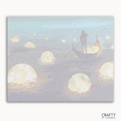 Man Rowing Among Glowing Moons (ONLINE ORDER ONLY)