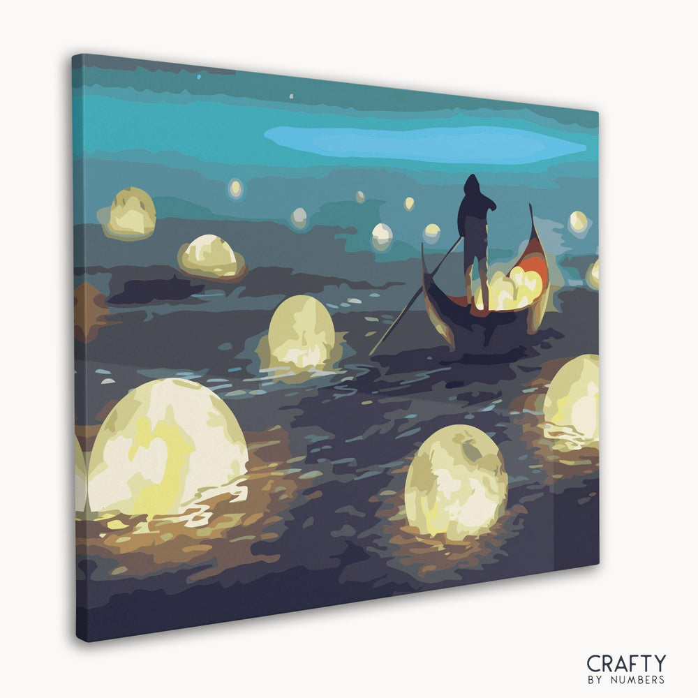Man Rowing Among Glowing Moons (ONLINE ORDER ONLY)