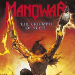 Manowar - The Triumph Of Steel (Limited Edition, Transparent Blue Colored Vinyl) [Import] (2 Lp) [Vinyl] (ONLINE ORDER ONLY)