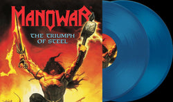 Manowar - The Triumph Of Steel (Limited Edition, Transparent Blue Colored Vinyl) [Import] (2 Lp) [Vinyl] (ONLINE ORDER ONLY)
