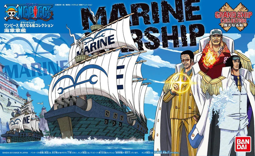 One Piece Marine Warhsip Grand Ship Model Collector's