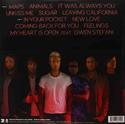 Maroon 5 - V [Explicit Content] [Vinyl] (ONLINE ORDER ONLY)