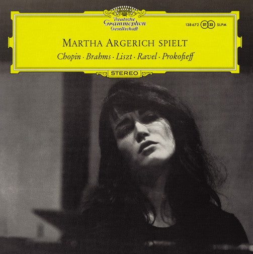 Martha Argerich Spielt Chopin · Brahms · Liszt · Ravel · Prokofieff [Vinyl] (ONLINE ORDER ONLY)