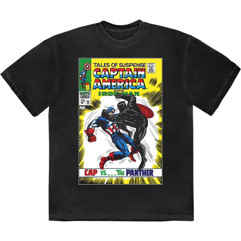 Cap vs The Panther Comic Cover [T-Shirt] (ONLINE ORDER ONLY)