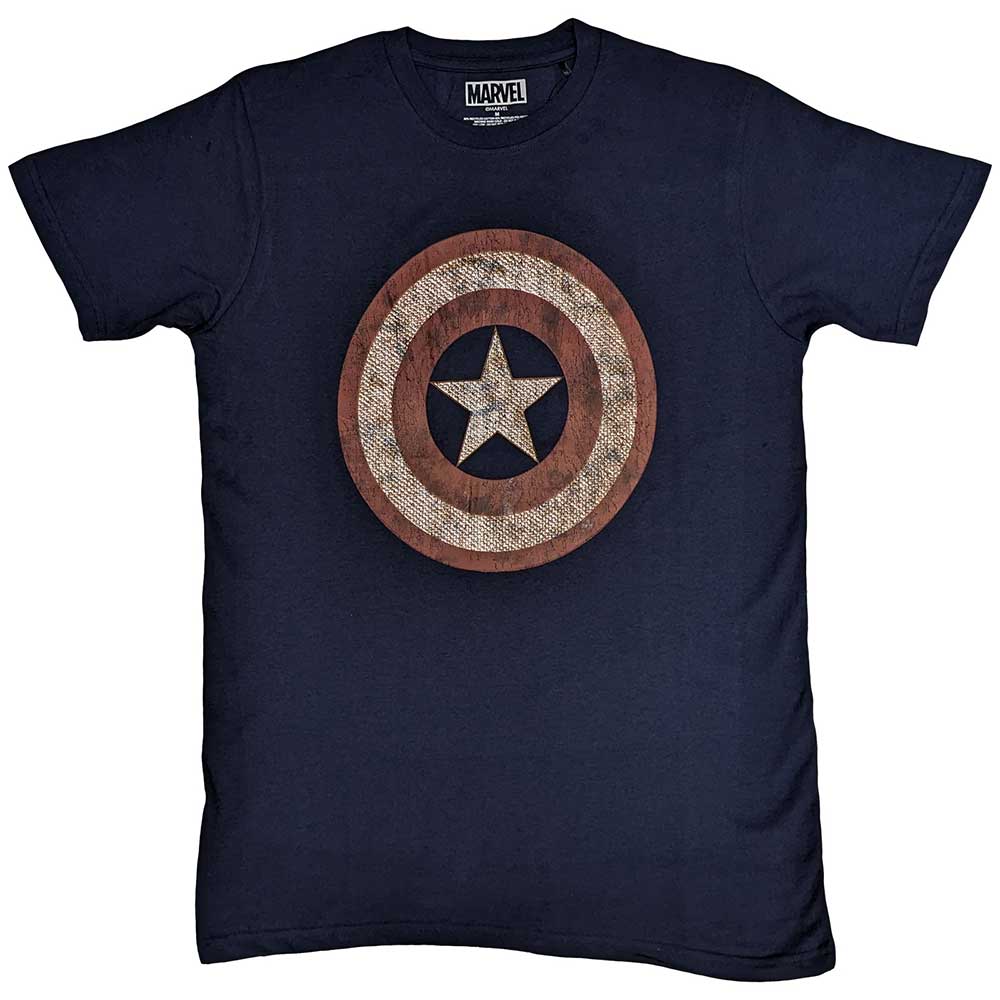 Captain America Embroidered Shield [T-Shirt] (ONLINE ORDER ONLY)