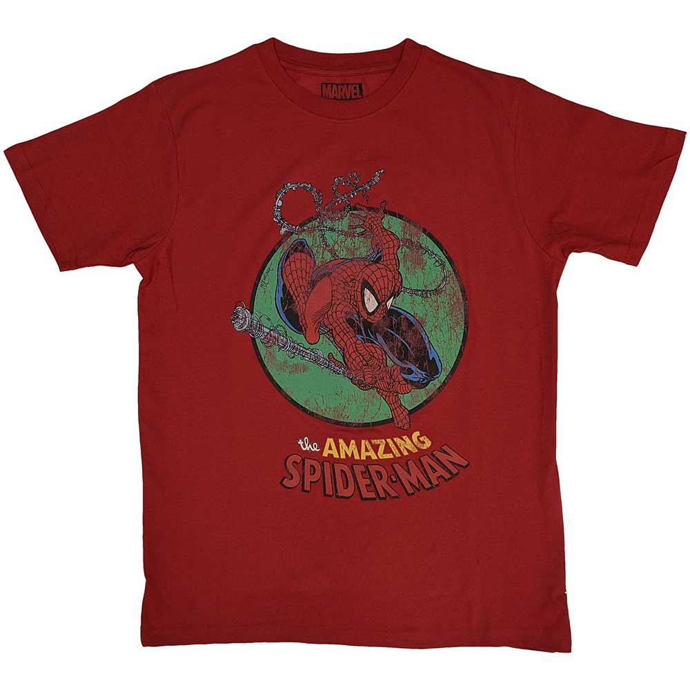 Marvel Comics - Spiderman Shooting Webs [T-Shirt] (ONLINE ORDER ONLY)