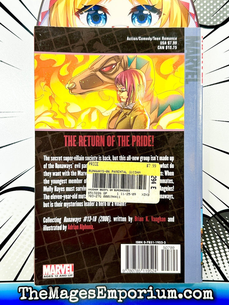 Marvel Runaways Vol 6 (Online Order Only)