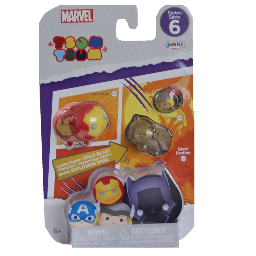 Marvel Tsum Tsum 3-Pack Mini-Figures Series 6: Select Figure(s) (Online Order Only)