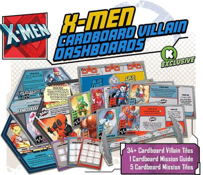 Marvel United: X-Men Carboard Villain Dashboards - Kickstarter Exclusive (ONLINE ORDER ONLY)