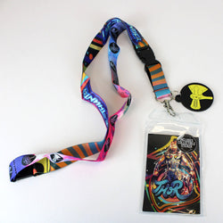 Thor: Love and Thunder Symbols (Marvel) Neon Print Breakaway Lanyard (Online Order Only)