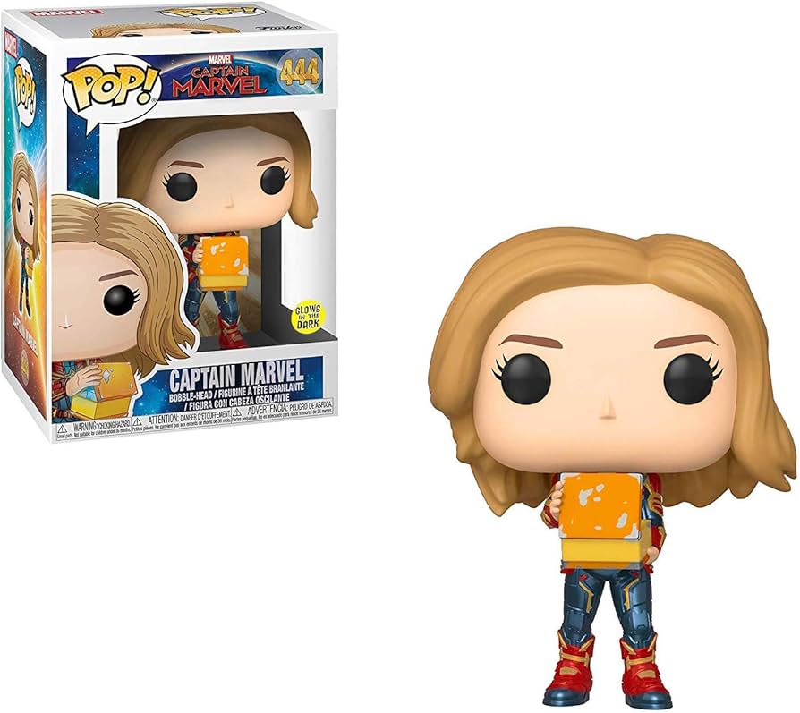 Funko POP! Marvel: Captain Marvel - Captain Marvel 444 GLOWS IN THE DARK (ONLINE ORDER ONLY)