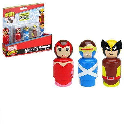 Marvel’s Mutants Pin Mates Wooden Collectibles Set of 3 – Convention Exclusive (Online Order Only)