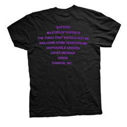 Metallica "Master of Puppets" Album T-Shirt (ONLINE ORDER ONLY)