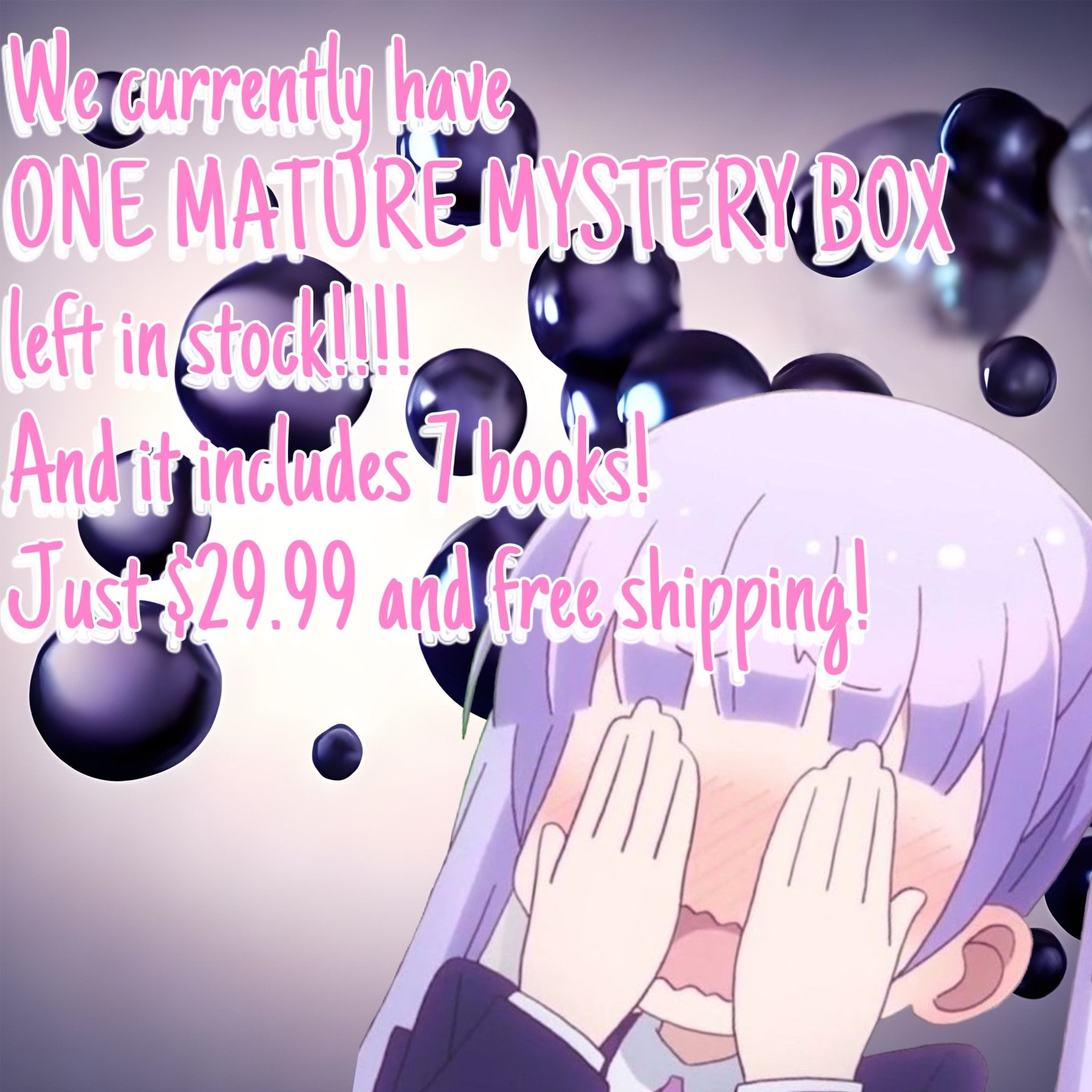 Mature Rated Mystery Manga Box - 7 English Mixed Manga (Online Order Only)