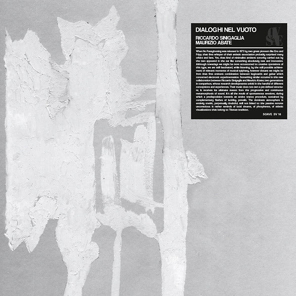 MAURIZIO ABATE/RICCARDO SINIGAGLIA - Dialoghi Nel Vuoto [Vinyl] (ONLINE ORDER ONLY)