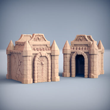 3D Printed Artisan Guild Mausoleum Terrain Oldburg Fallen Ones 28mm 32mm (Online Only)