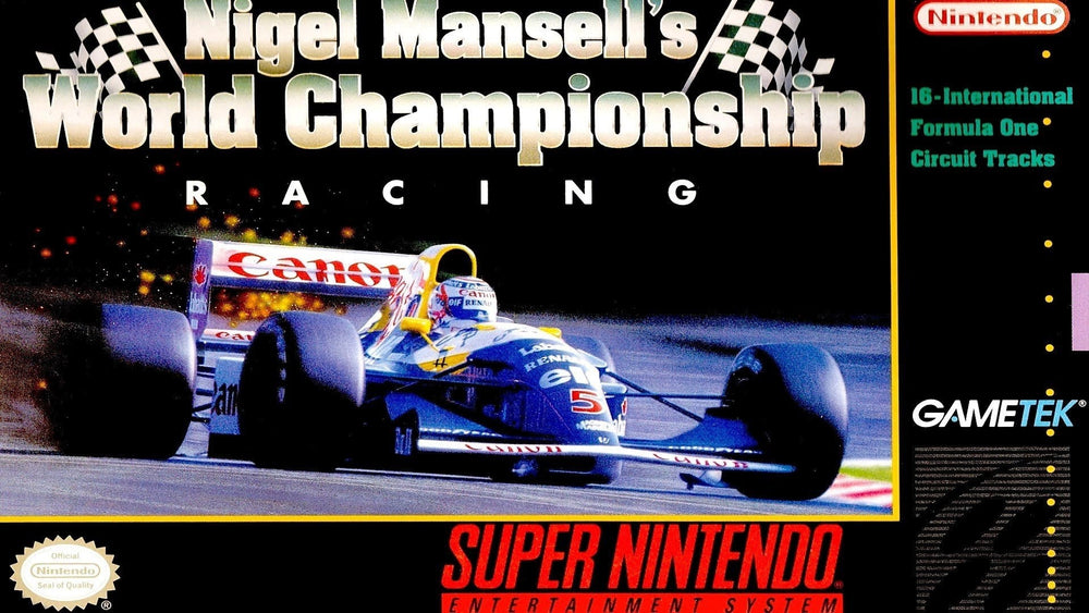 Nigel Mansell's World Championship Racing (Super Nintendo) (Online Order Only)
