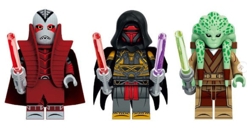 Galactic Legends Custom Minifig Set (3-Pack) – Sith Lords & Jedi Master (ONLINE ORDER ONLY)