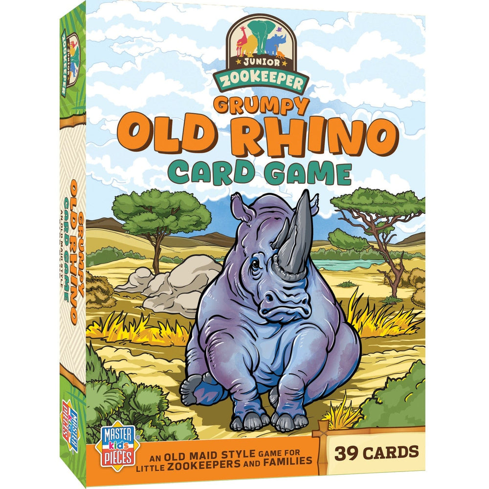 Jr. Zookeeper Grumpy Old Rhino Card Game (ONLINE ORDER ONLY)