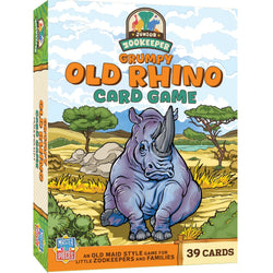 Jr. Zookeeper Grumpy Old Rhino Card Game (ONLINE ORDER ONLY)
