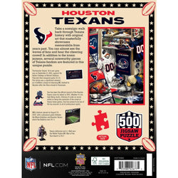 Houston Texans - Locker Room 500 Piece Jigsaw Puzzle (ONLINE ORDER ONLY)