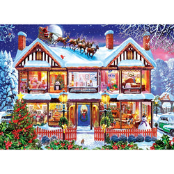 Season's Greetings - Home for the Holidays 1000 Piece Jigsaw Puzzle (ONLINE ORDER ONLY)