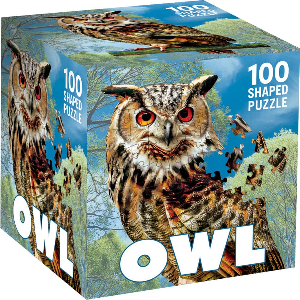 Owl 100 Piece Shaped Jigsaw Puzzle (ONLINE ORDER ONLY)
