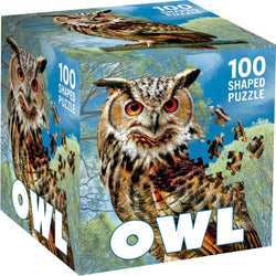 Owl 100 Piece Shaped Jigsaw Puzzle (ONLINE ORDER ONLY)